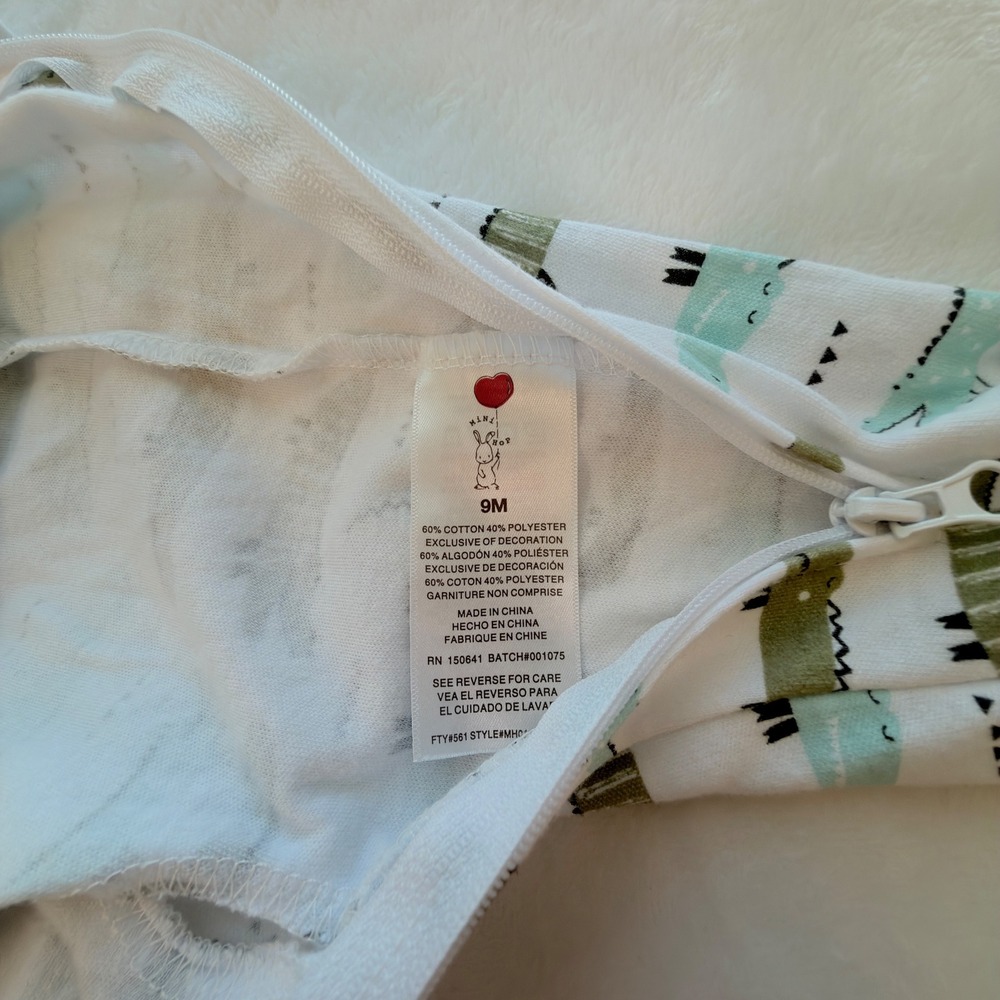 Carter's Baby Essentials Clothing Lot Boy 9M Blue Green Good Alligator Sport - Picture 14 of 16